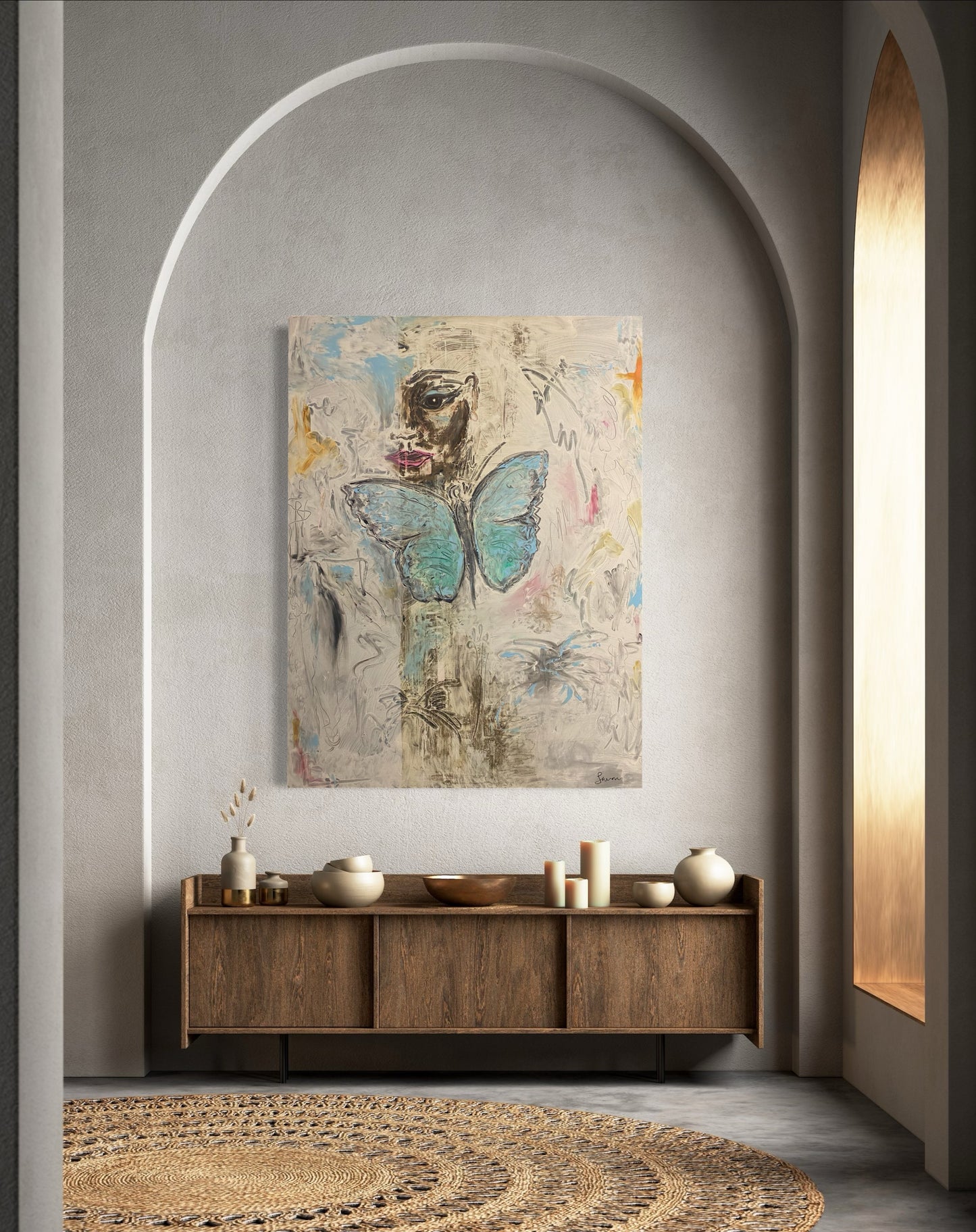 Blue Butterfly - Original Artwork