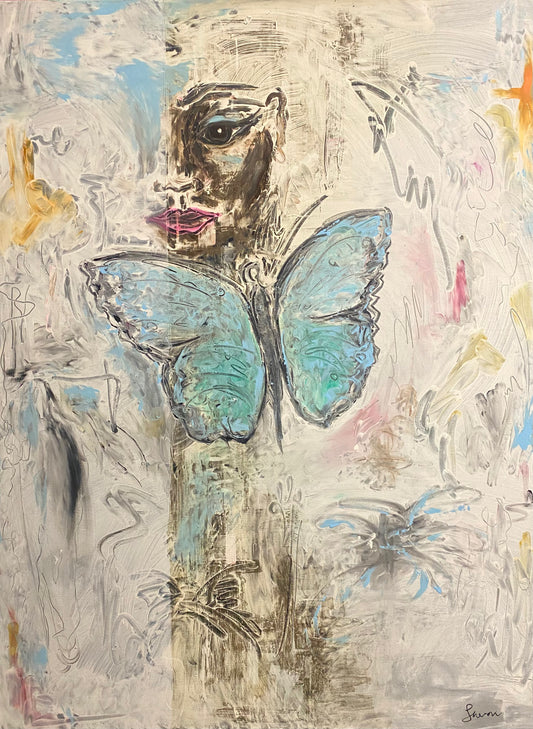 Blue Butterfly - Original Artwork